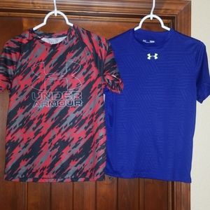 UNDER ARMOUR Boys tee shirts youth size Large